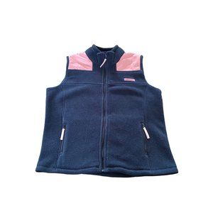 Vineyard Vines Girls Harbor Fleece Vest Size L